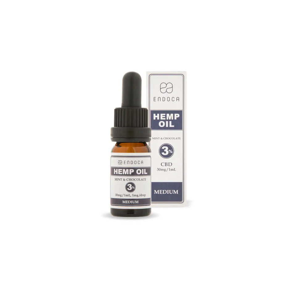 Endoca CBD oil 30mg/ml with chocolate mint