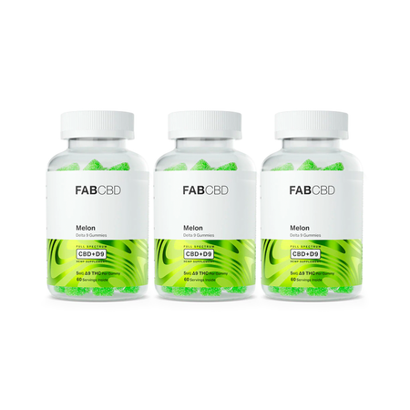 FAB CBD Delta 9 Gummies: 3-Pack Best Sales Price - Gummies