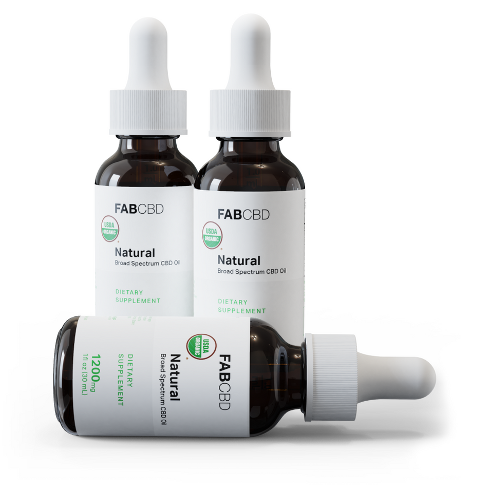 FAB CBD Broad Spectrum CBD Oil  - 3 Pack