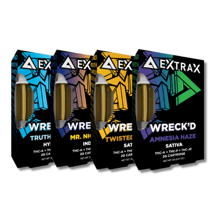 Delta Extrax THCA + THCP 2G Cartridge | Wreck’d Series Best Sales Price - Vape Cartridges