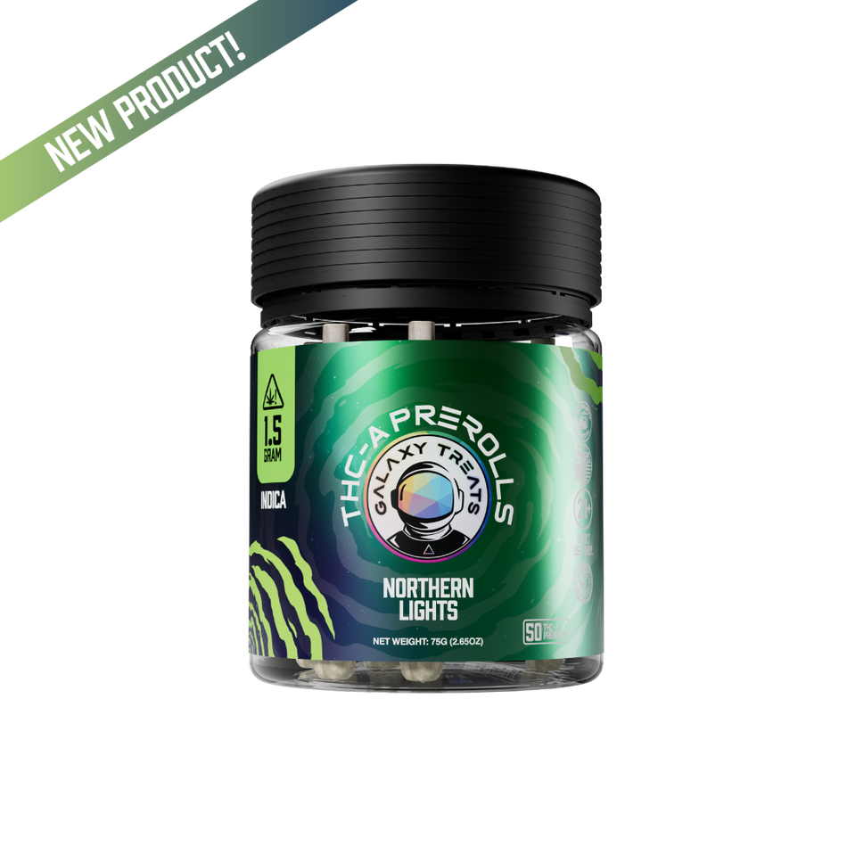 Galaxy Treats Northern Lights - 50ct THCA Preroll Jar