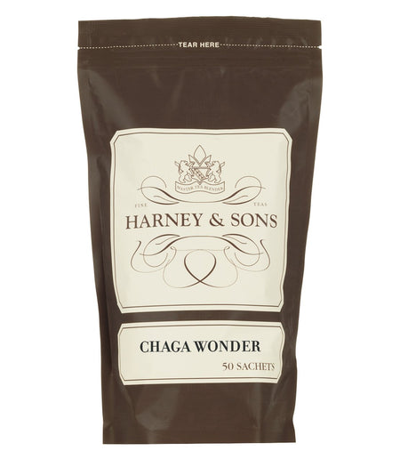 The Hemp Division Harney & Sons - Chaga Wonder - 50 CT Sachets Best Sales Price - Edibles