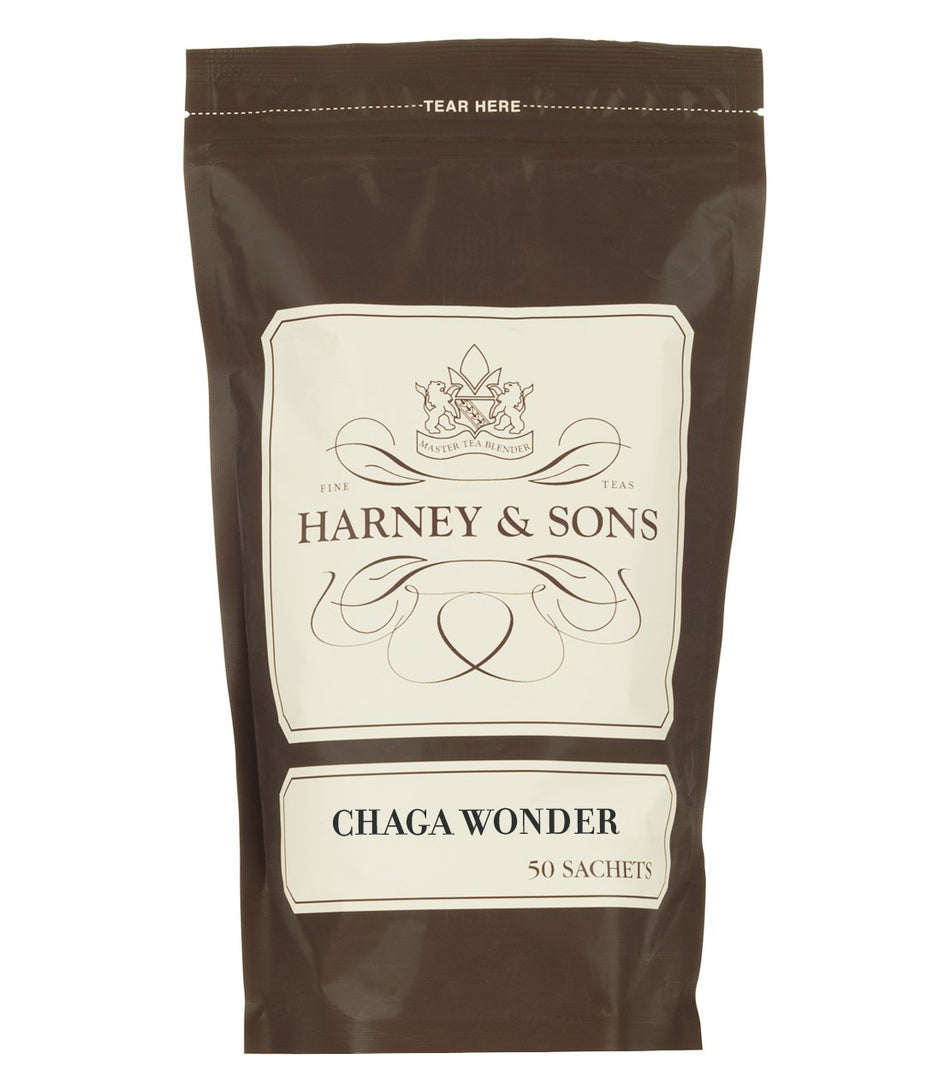 The Hemp Division Harney & Sons - Chaga Wonder - 50 CT Sachets Best Sales Price - Edibles