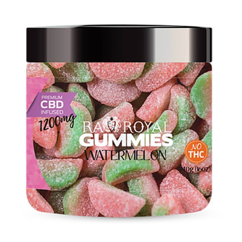 Ra Royal CBD | Watermelon CBD Gummies 300mg - 1200mg Best Sales Price - Gummies