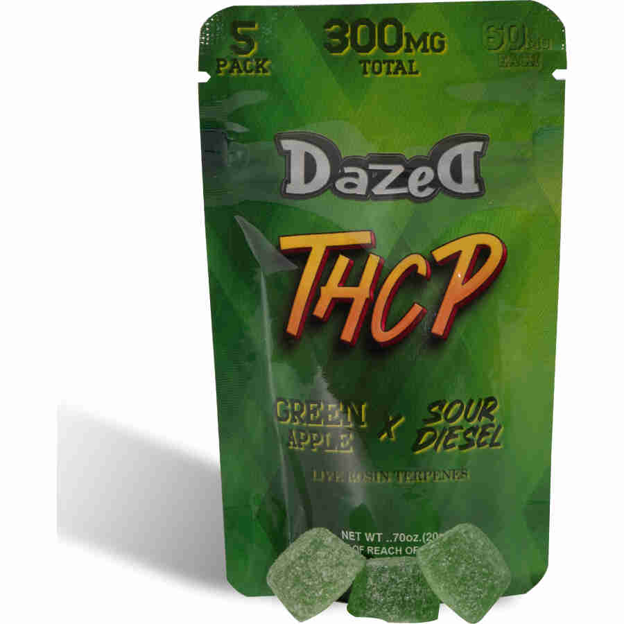 Dazed8 THCP Gummies 60mg | 5pc Best Sales Price - Gummies