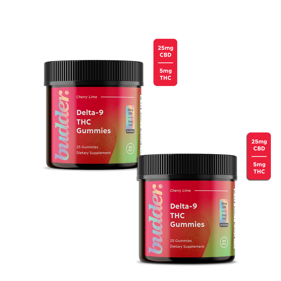 Joy Organics 5 mg Delta-9 THC Gummies Cherry Lime Value Pack