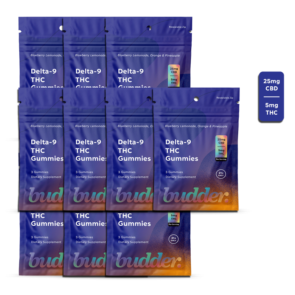 Joy Organics 5 mg Delta-9 THC Gummies Mixed Flavor 10 Pack