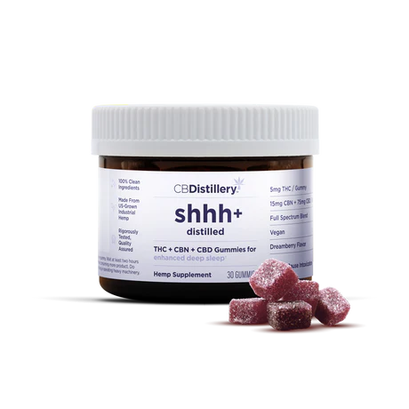 CBDistillery 5mg THC & 15mg CBN & 75mg CBD Enhanced Deep Sleep Gummies