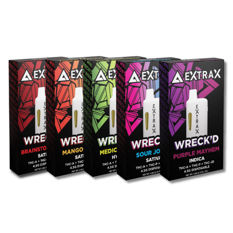 Delta Extrax THCA + THCP 4.5G Disposable | Wreck’d Series Best Sales Price - Vape Pens