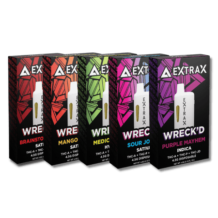 Delta Extrax THCA + THCP 4.5G Disposable | Wreck’d Series Best Sales Price - Vape Pens