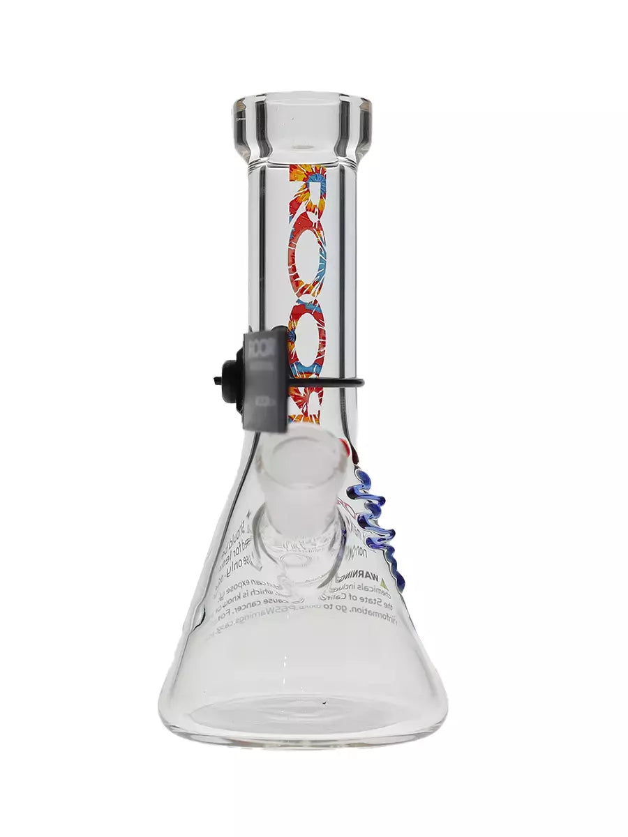 6″ ROOR Tie-Dye 26x4mm Beaker Bong