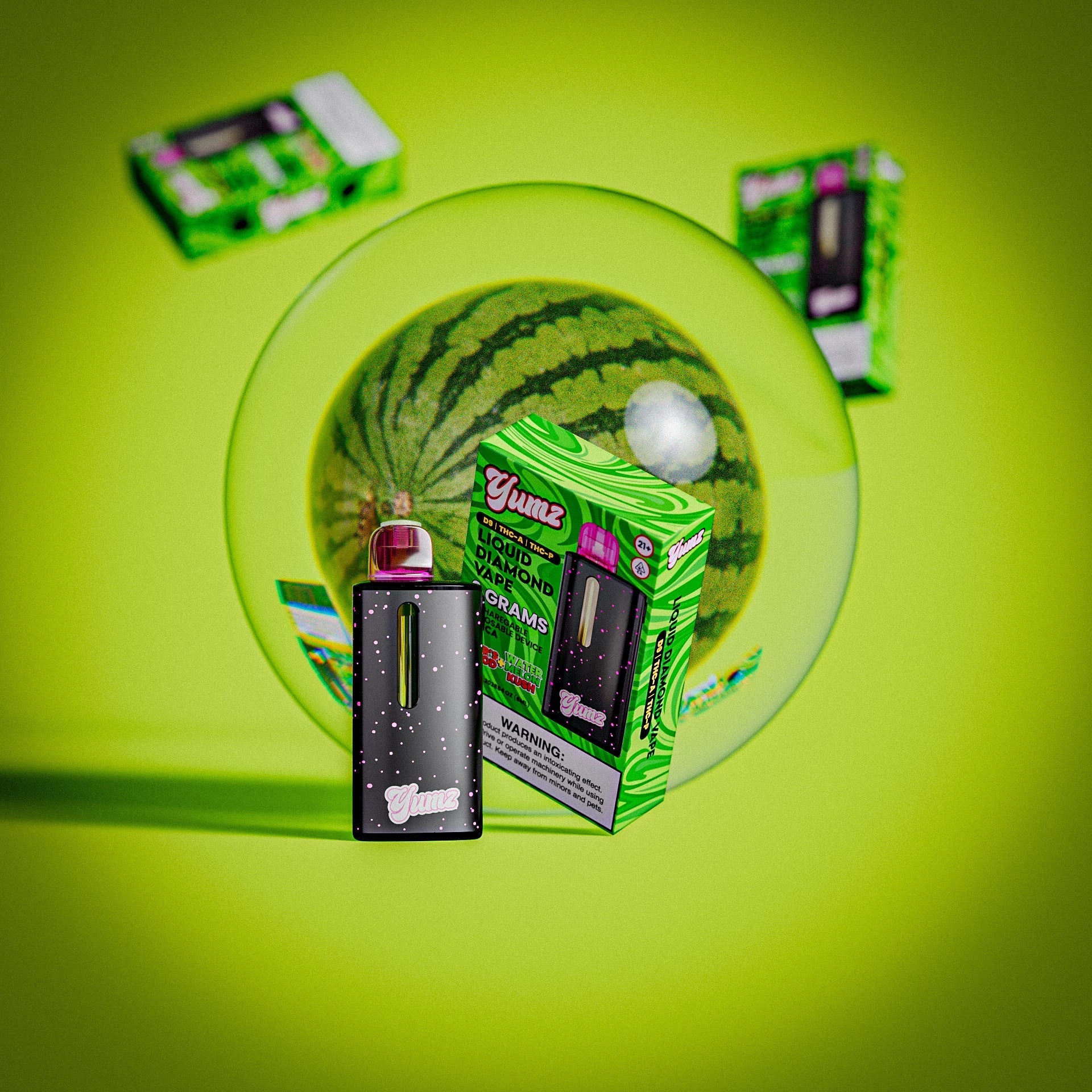 Yumz - Tigers Blood + Watermelon Kush - Indica - THC Disposable Vape ( 6 Grams ) ( D9 + THCA + THC-P ) Best Sales Price - Vape Pens