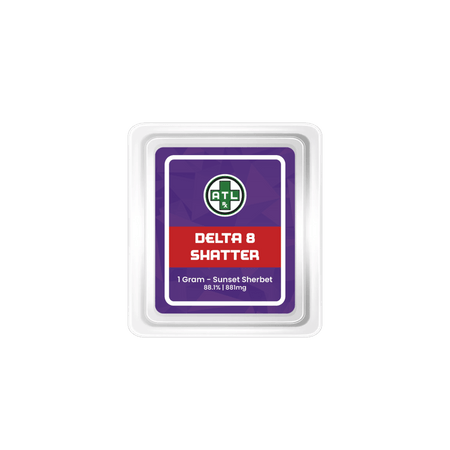 ATLRx Delta 8 THC Shatter (1g) Best Sales Price - CBD