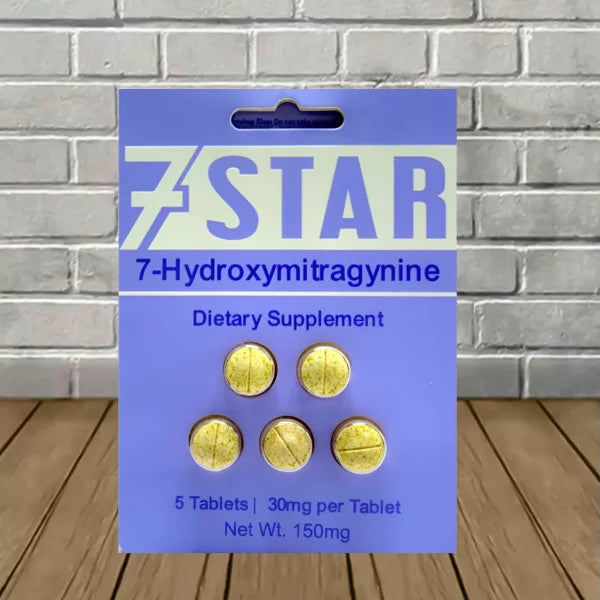 7 Star 7-Hydroxymitragynine Extract Tablets Full Case (12ct)
