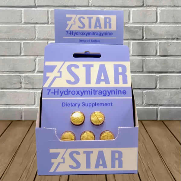 7 Star 7-Hydroxymitragynine Extract Tablets Full Case (12ct)