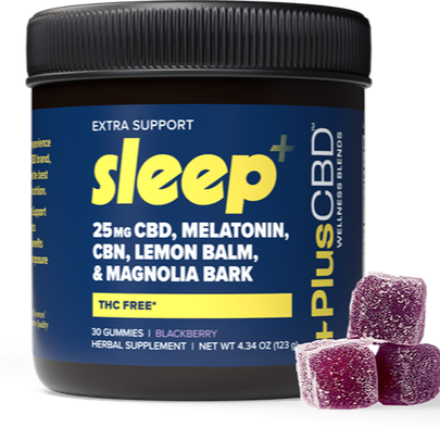PlusCBD Extra Support Sleep+ CBD Gummies 30ct