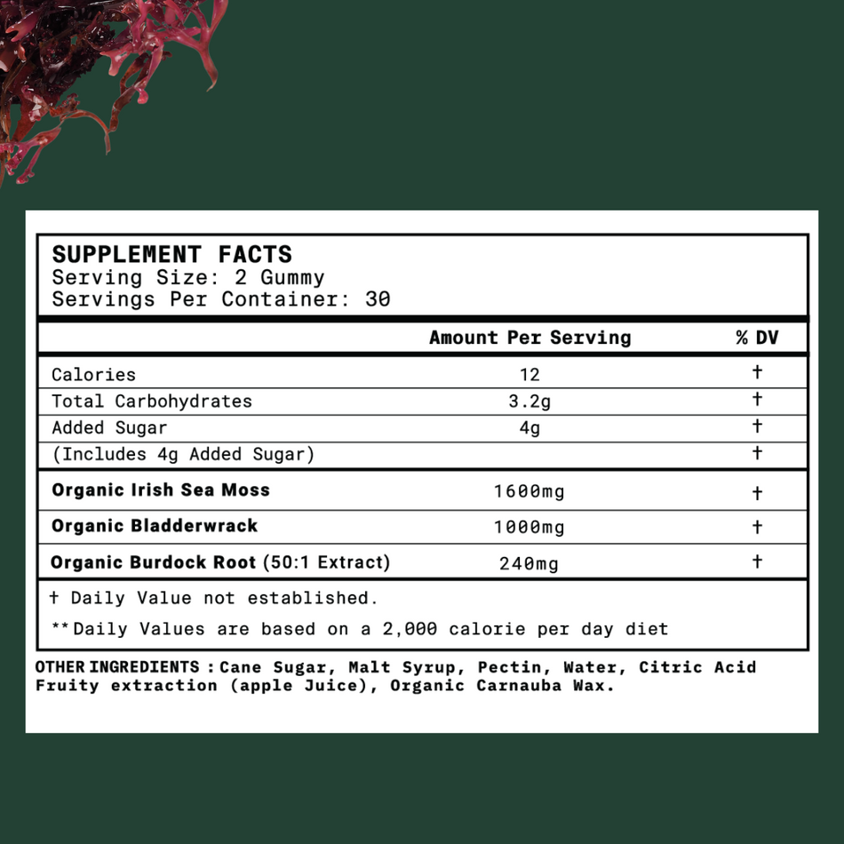 BetterLungs® Sea Moss Gummies