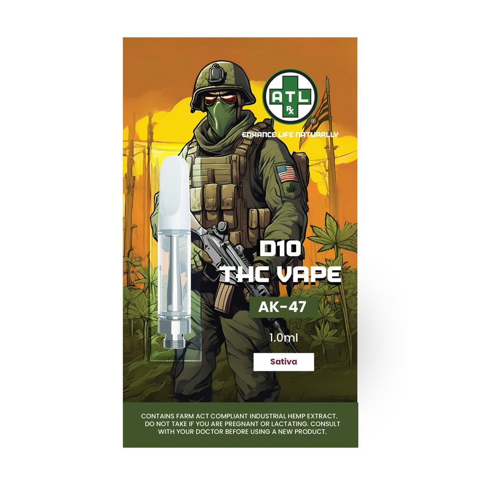 ATLRx Delta 10 THC Vape Cartridge / AK-47