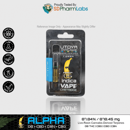 Utoya | Live Resin Delta 8 THC Vape Cartridge - 1g Best Sales Price - Vape Cartridges