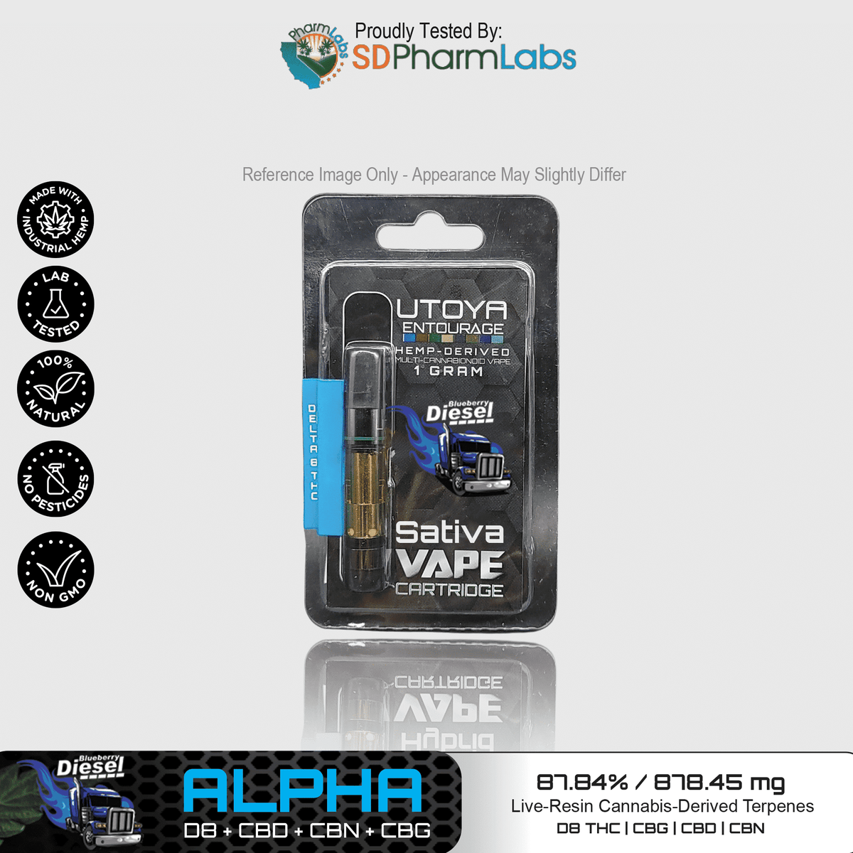 Utoya | Live Resin Delta 8 THC Vape Cartridge - 1g Best Sales Price - Vape Cartridges