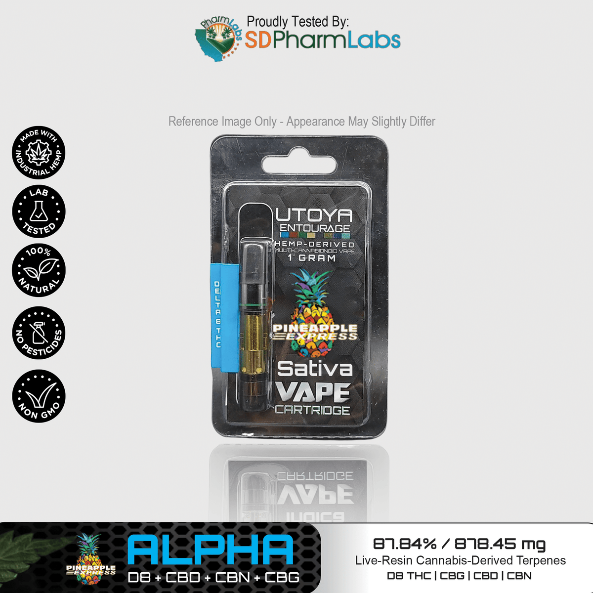 Utoya | Live Resin Delta 8 THC Vape Cartridge - 1g Best Sales Price - Vape Cartridges