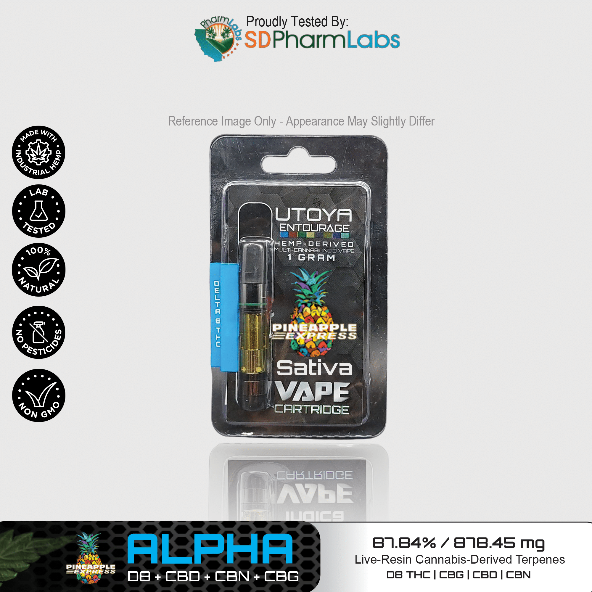 Utoya | Live Resin Delta 8 THC Vape Cartridge - 1g Best Sales Price - Vape Cartridges