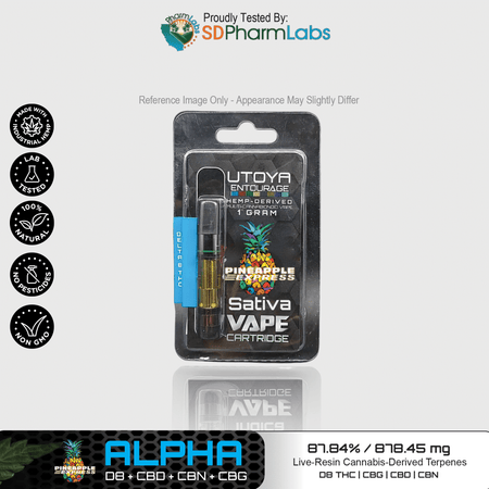 Utoya | Live Resin Delta 8 THC Vape Cartridge - 1g Best Sales Price - Vape Cartridges