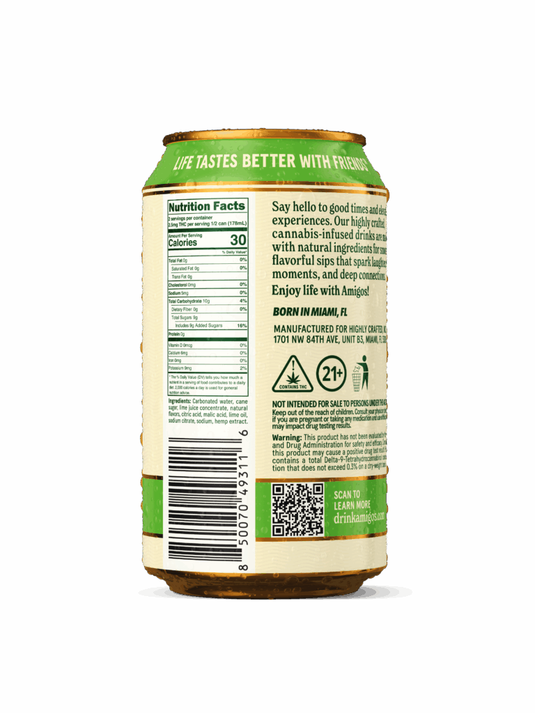 Tillmans Tranquils Amigos THC Key Lime Margarita