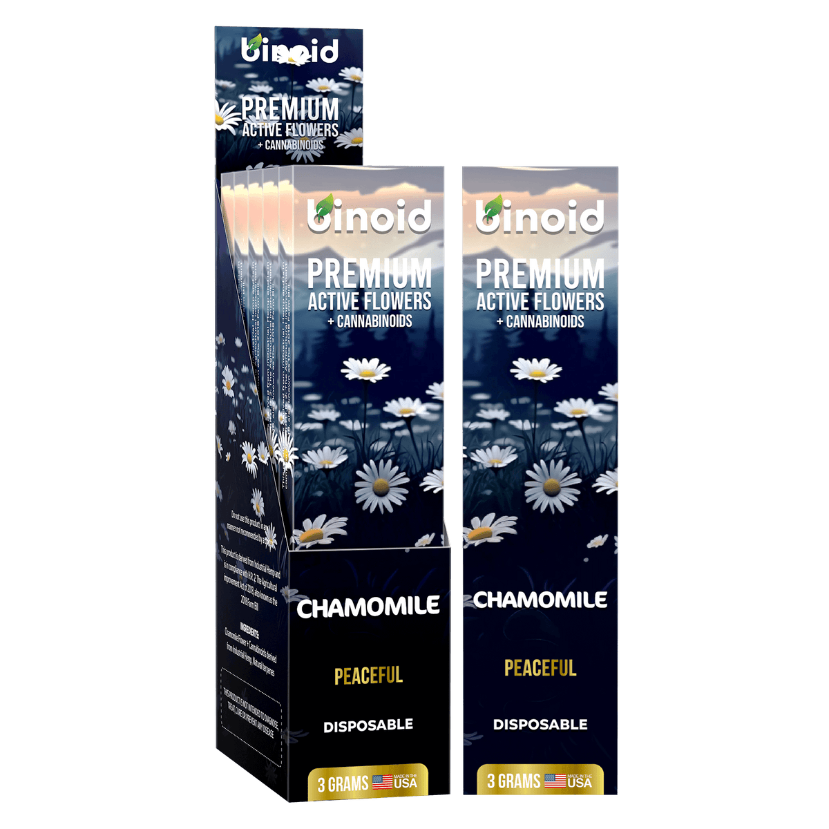 Binoid Active Flowers 3 Gram Disposable Best Sales Price - Vape Pens
