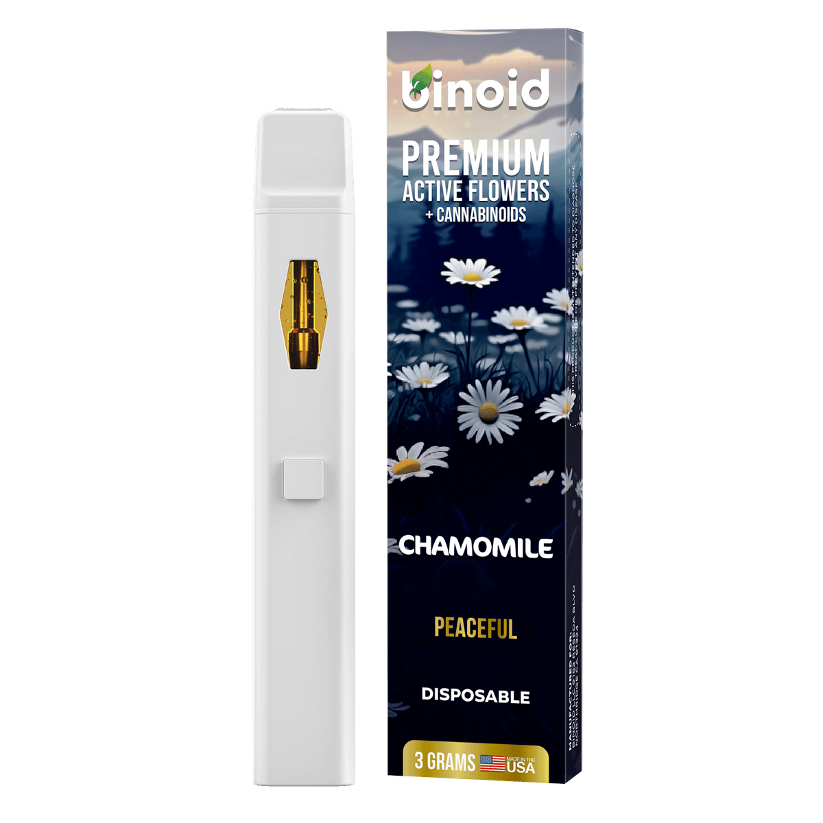 Binoid Active Flowers 3 Gram Disposable Best Sales Price - Vape Pens