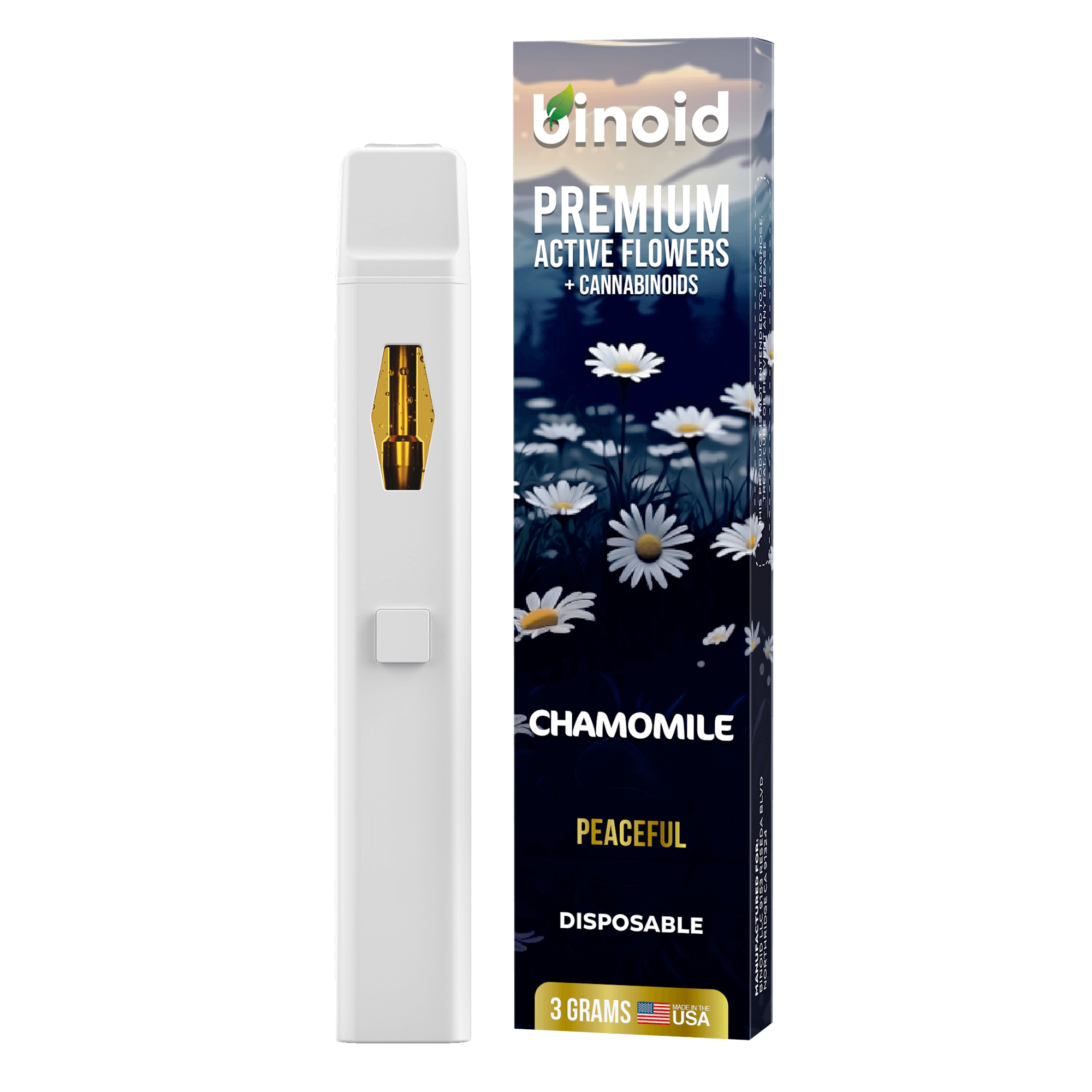 Binoid Active Flowers 3 Gram Disposable Best Sales Price - Vape Pens