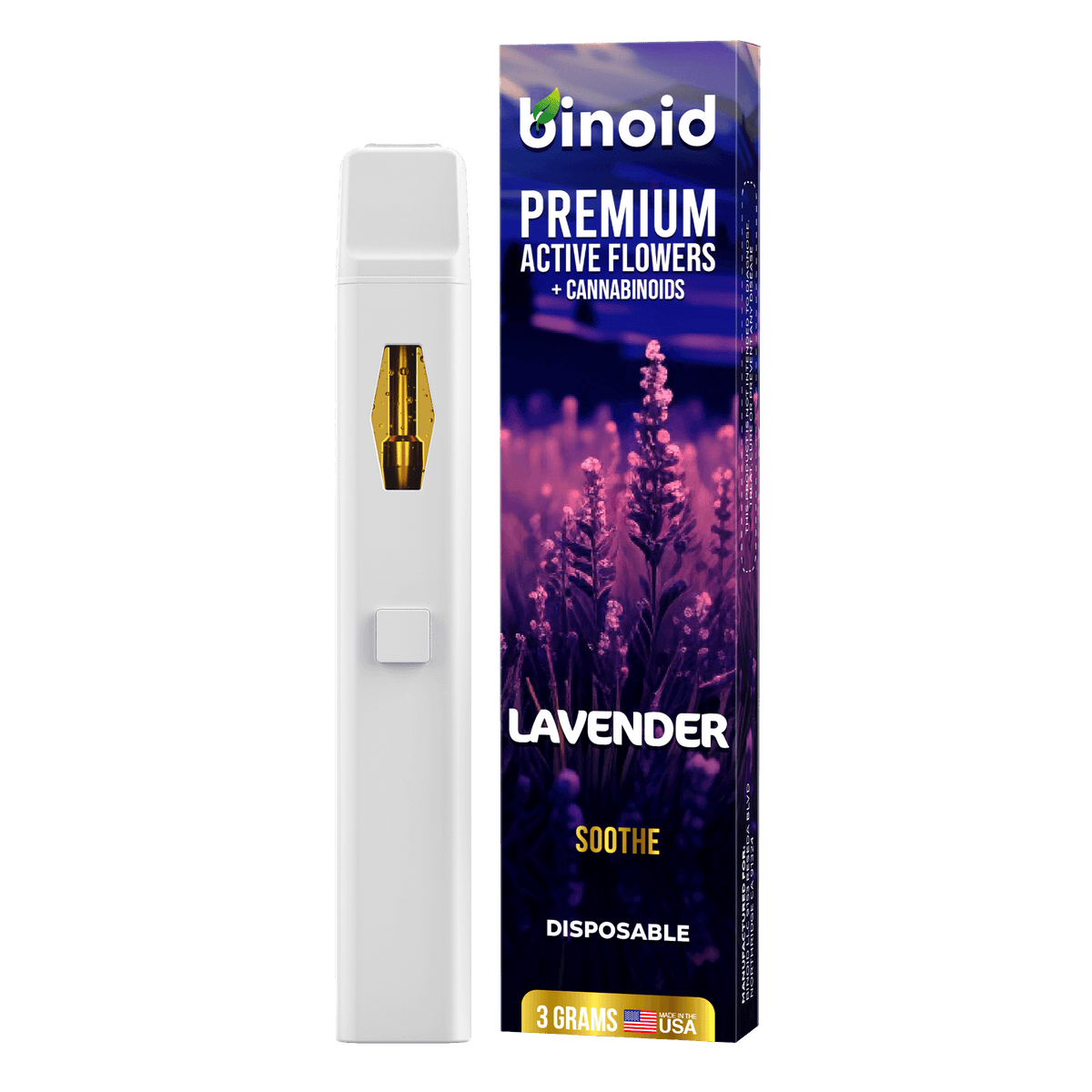 Binoid Active Flowers 3 Gram Disposable Best Sales Price - Vape Pens