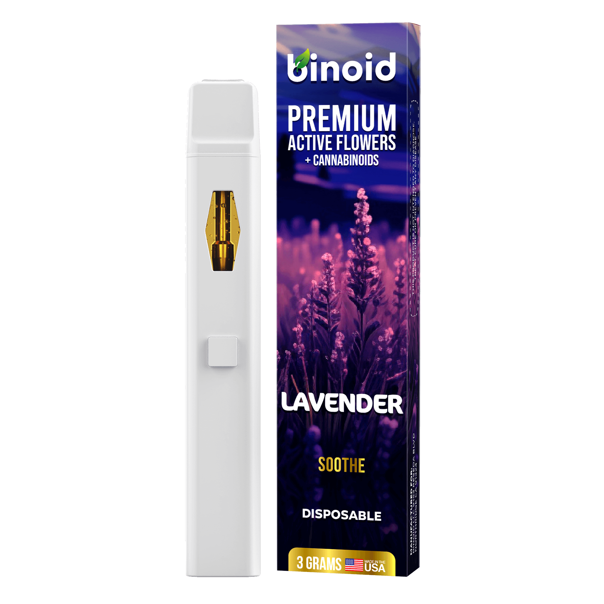Binoid Active Flowers 3 Gram Disposable Best Sales Price - Vape Pens