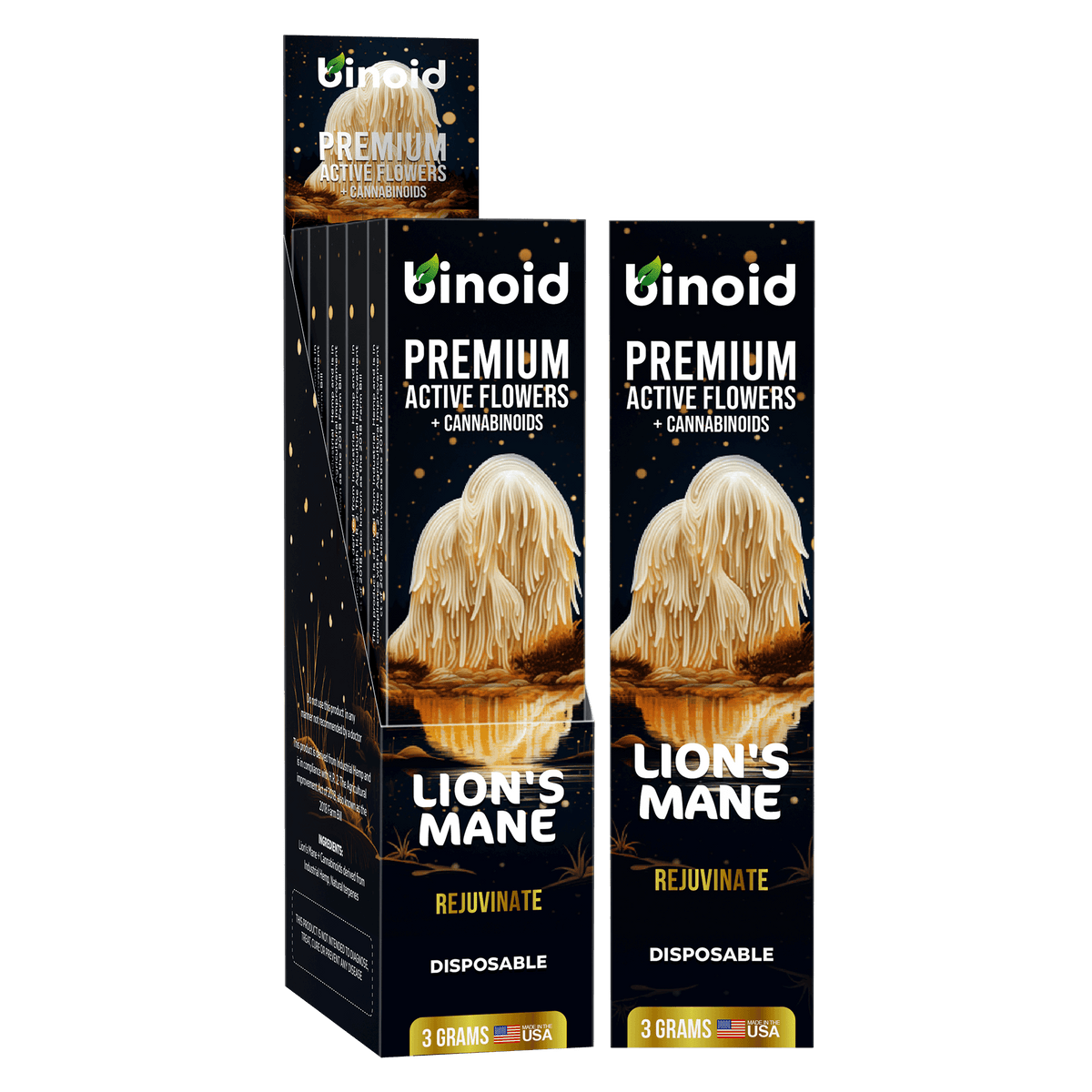 Binoid Active Flowers 3 Gram Disposable Best Sales Price - Vape Pens