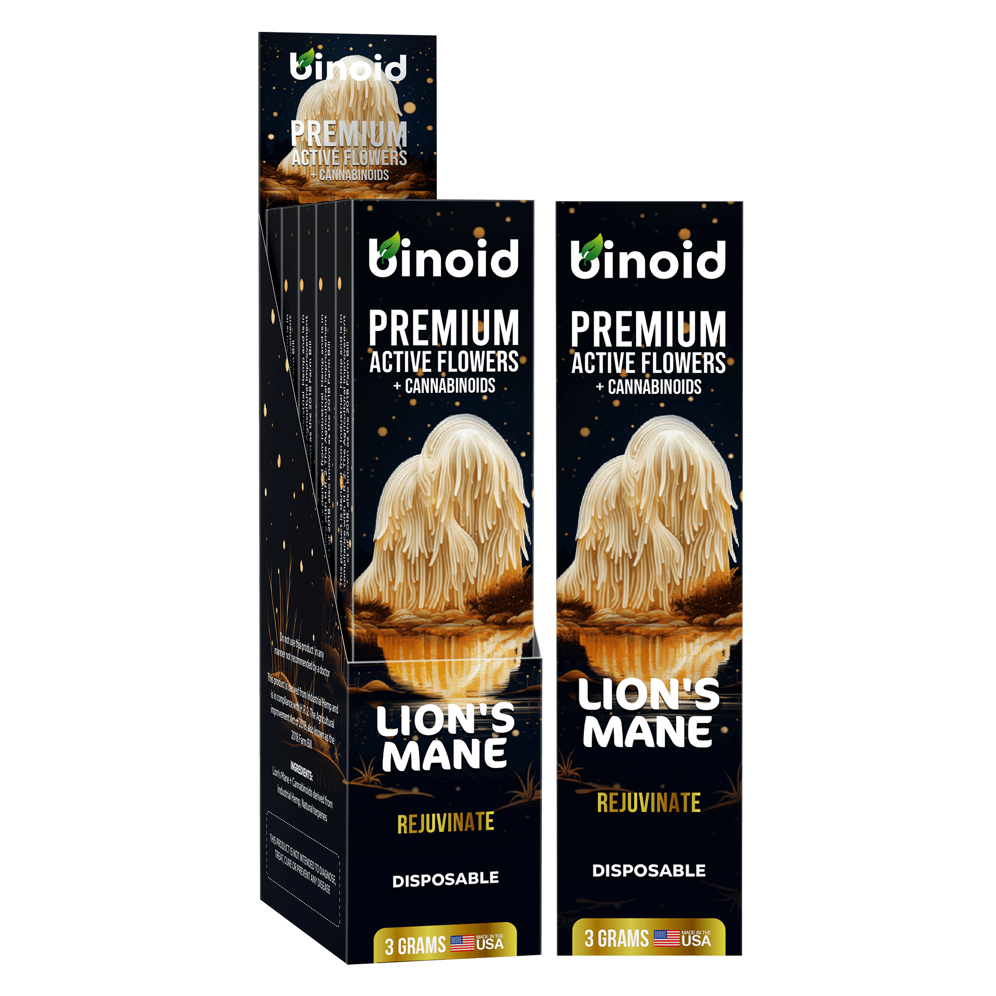 Binoid Active Flowers 3 Gram Disposable Best Sales Price - Vape Pens