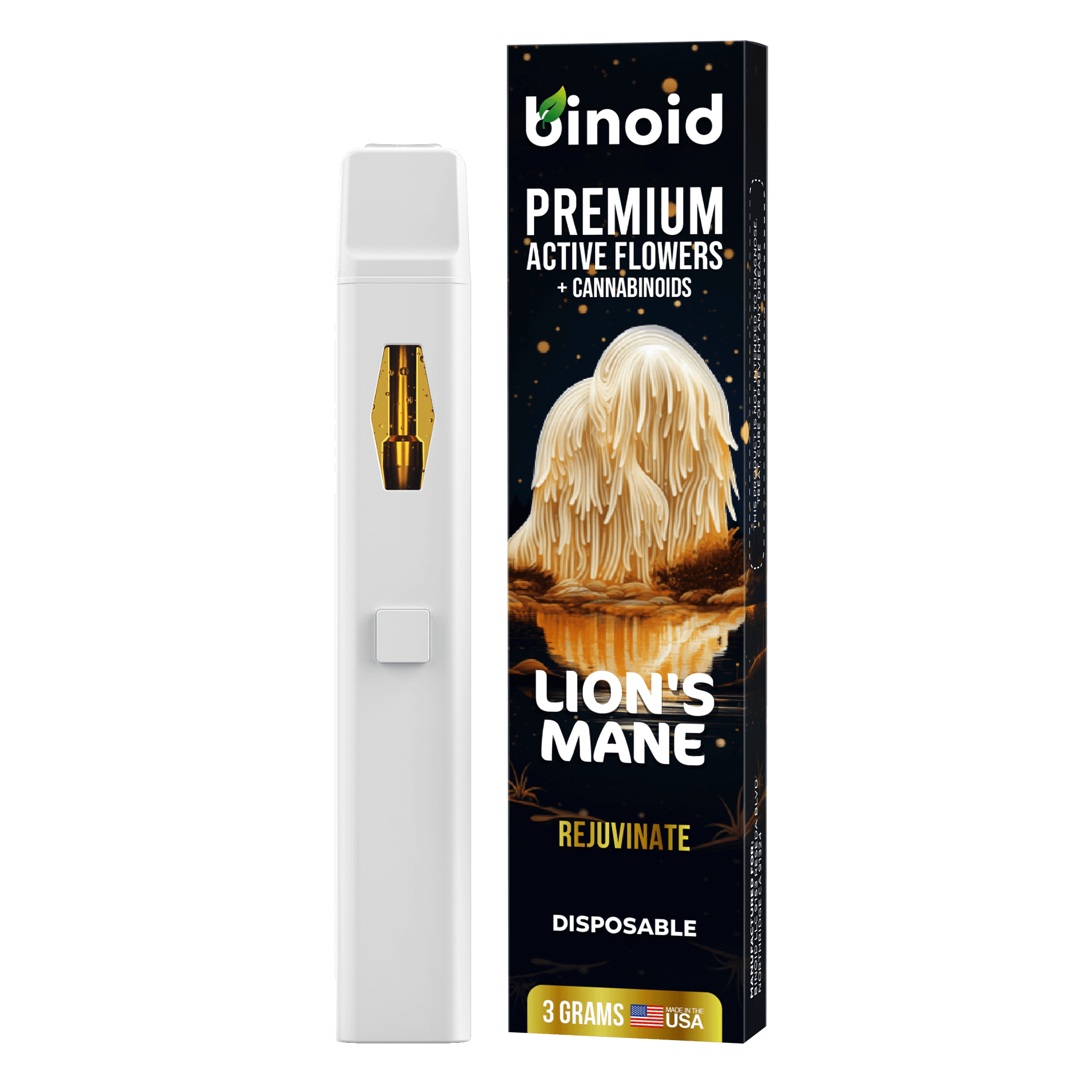 Binoid Active Flowers 3 Gram Disposable Best Sales Price - Vape Pens