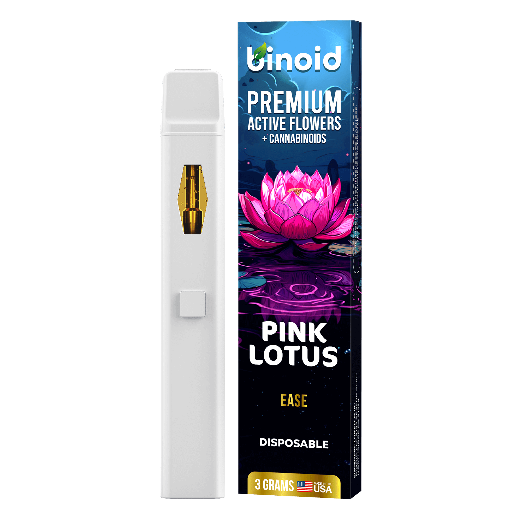 Binoid Active Flowers 3 Gram Disposable Best Sales Price - Vape Pens