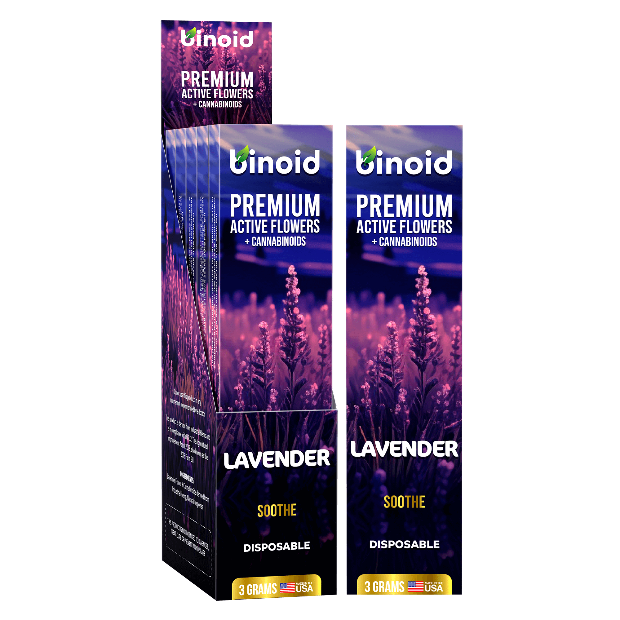 Binoid Active Flowers 3 Gram Disposable Best Sales Price - Vape Pens