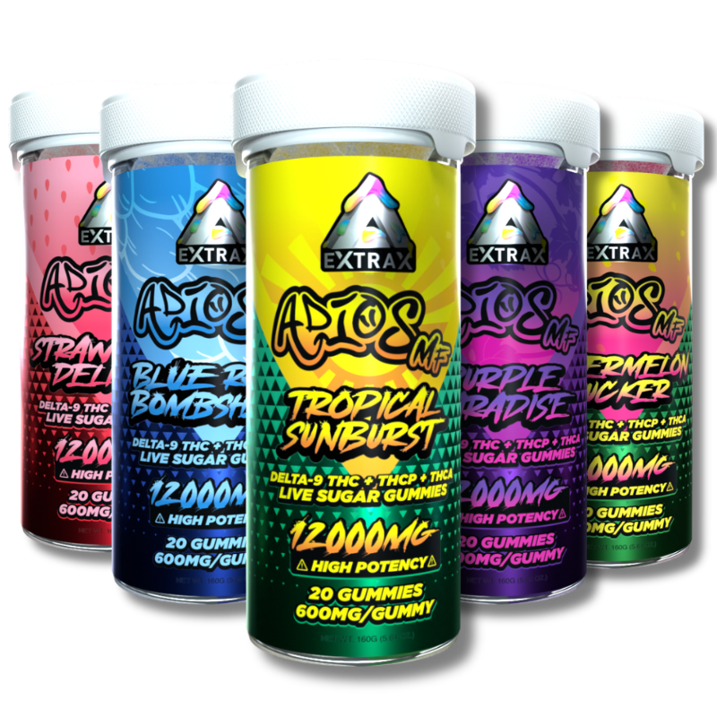 Delta Extrax THCa Live Sugar 12000mg Gummies | Adios MF Best Sales Price - Gummies