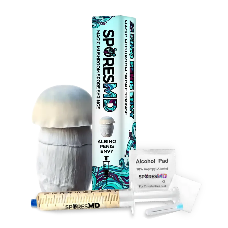 SporesMD Albino Penis Envy Mushroom Liquid Culture (10ml)