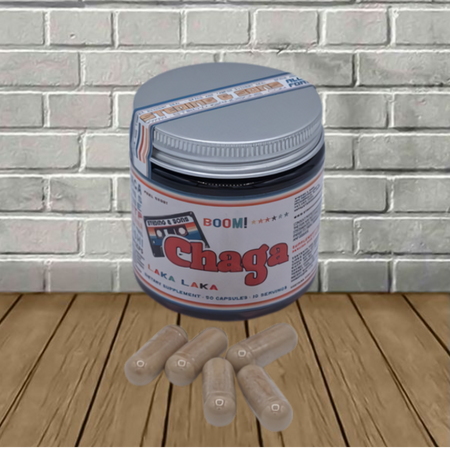 Allied Forces Boom! Chaga Laka Laka Jumbo Capsules 50ct Best Sales Price - Edibles