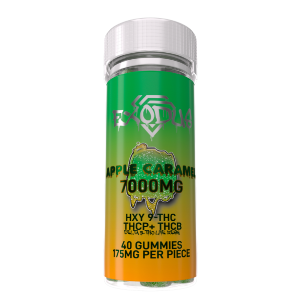 Exodus | Live Resin HXY 9 THC + THC-P + THC- B + Delta 8 THC Gummies - 7000mg Best Sales Price - Gummies