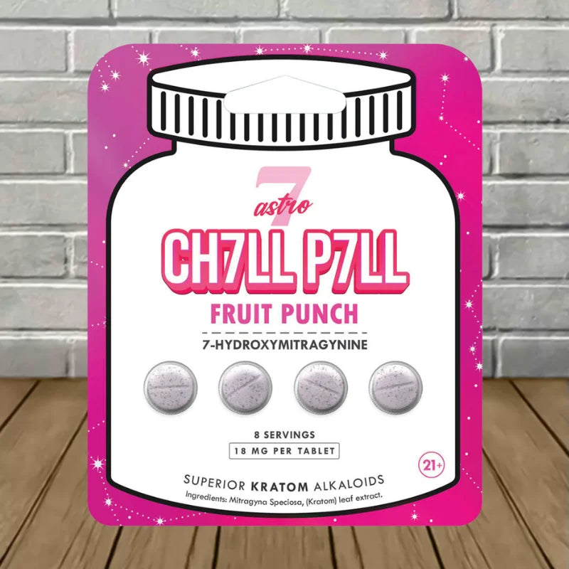 Astro 7 Ch7ll P7ll 7-Hydroxymitragynine Extract Tablets Full Case 10ct