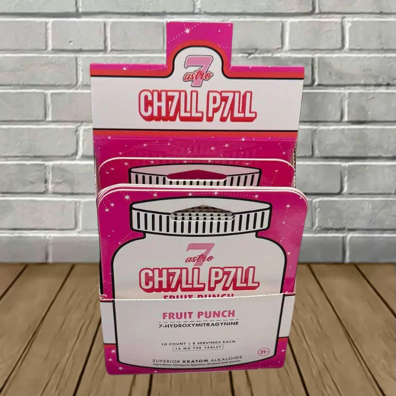 Astro 7 Ch7ll P7ll 7-Hydroxymitragynine Extract Tablets Full Case 10ct