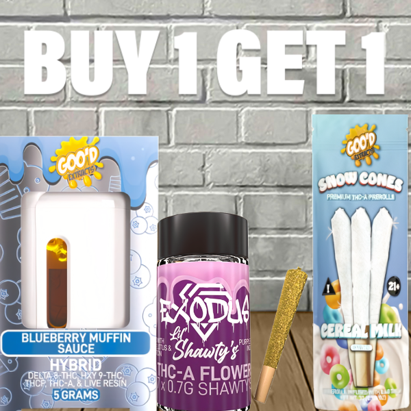 B1G1 Goo’d Extracts 5g Disposable + THCa Pre-Rolls Best Sales Price - Vape Pens