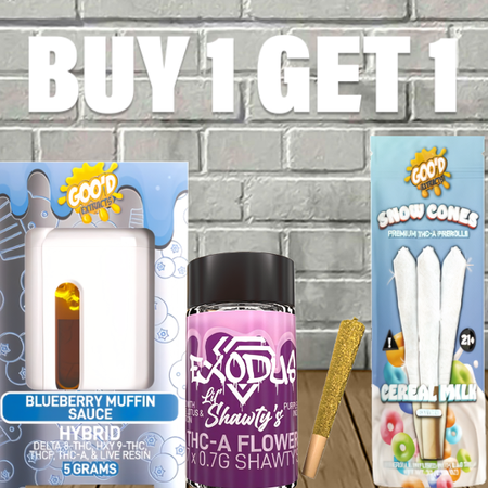 B1G1 Goo’d Extracts 5g Disposable + THCa Pre-Rolls Best Sales Price - Vape Pens