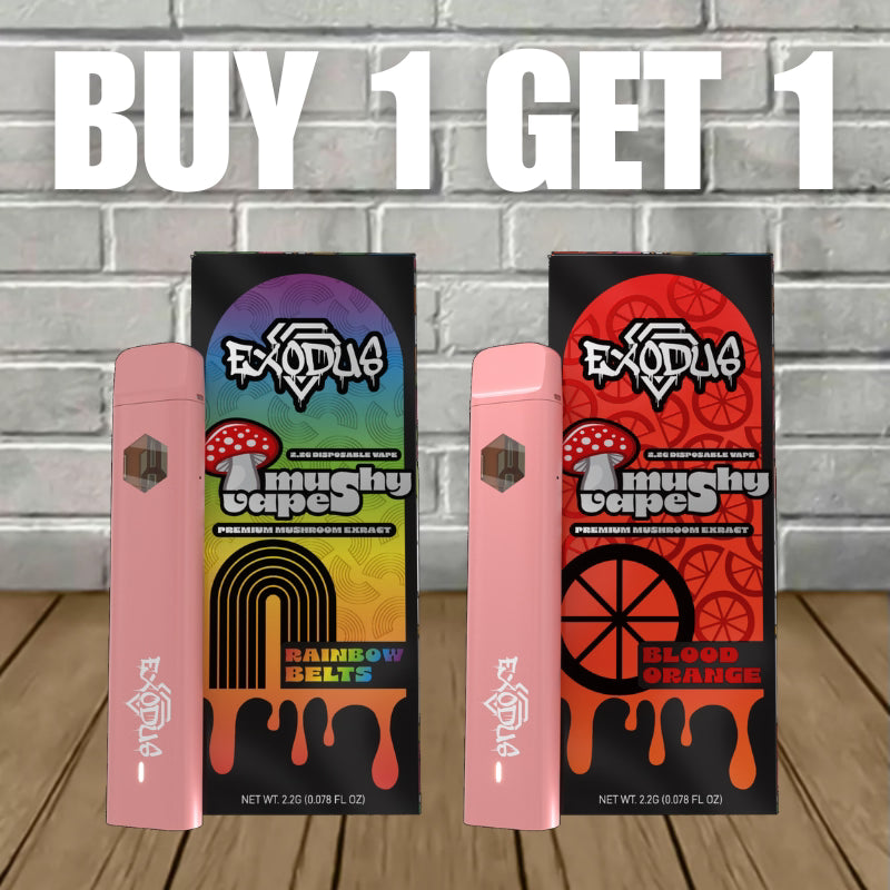 Exodus Premium Mushroom Extract Mushy Vapes 2.2g