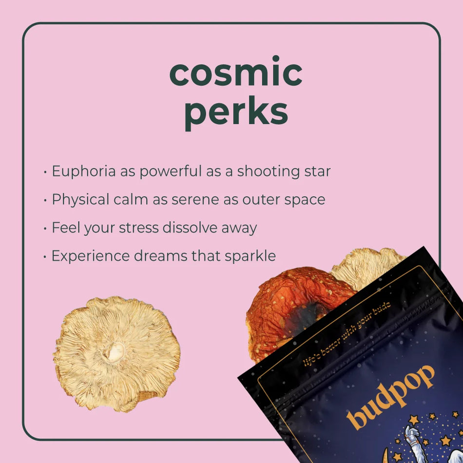 BudPop Dried Amanita Muscaria Mushrooms