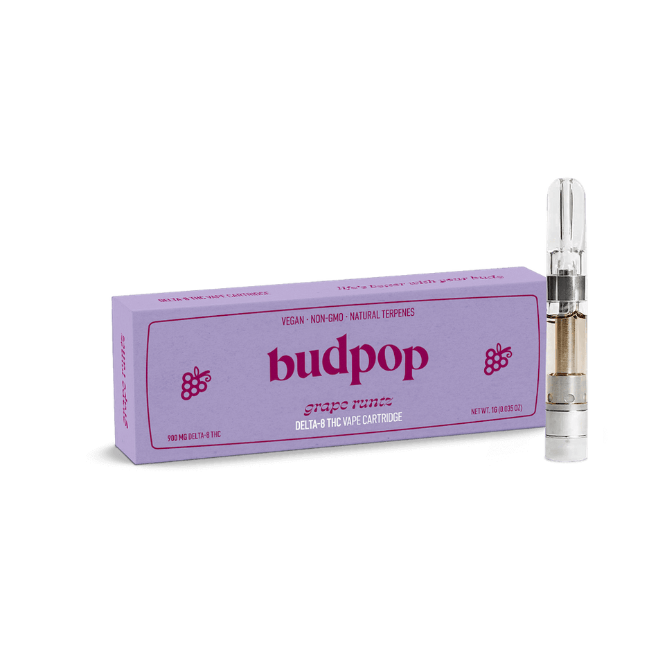BudPop Grape Runtz Strain – Delta 8 THC Vape