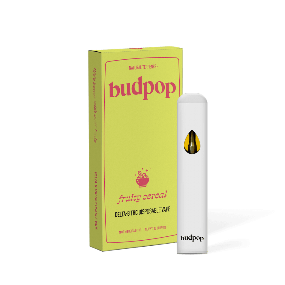 BudPop Delta 8 Disposable Vape Pen – Fruity Cereal